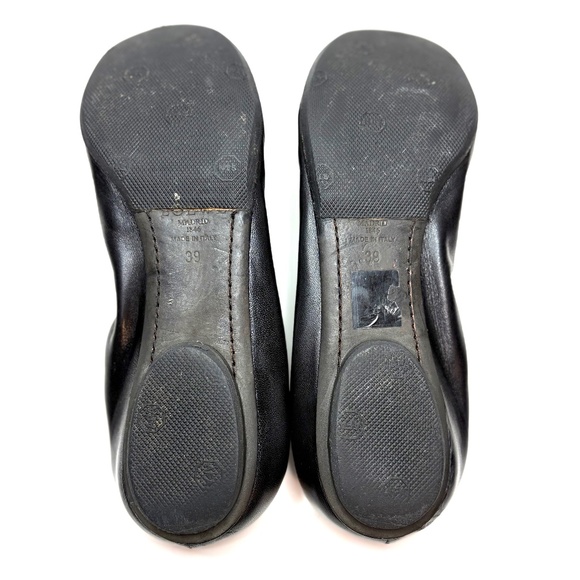LOEWE Black Leather ballet Flats | 39 - Picture 7 of 10